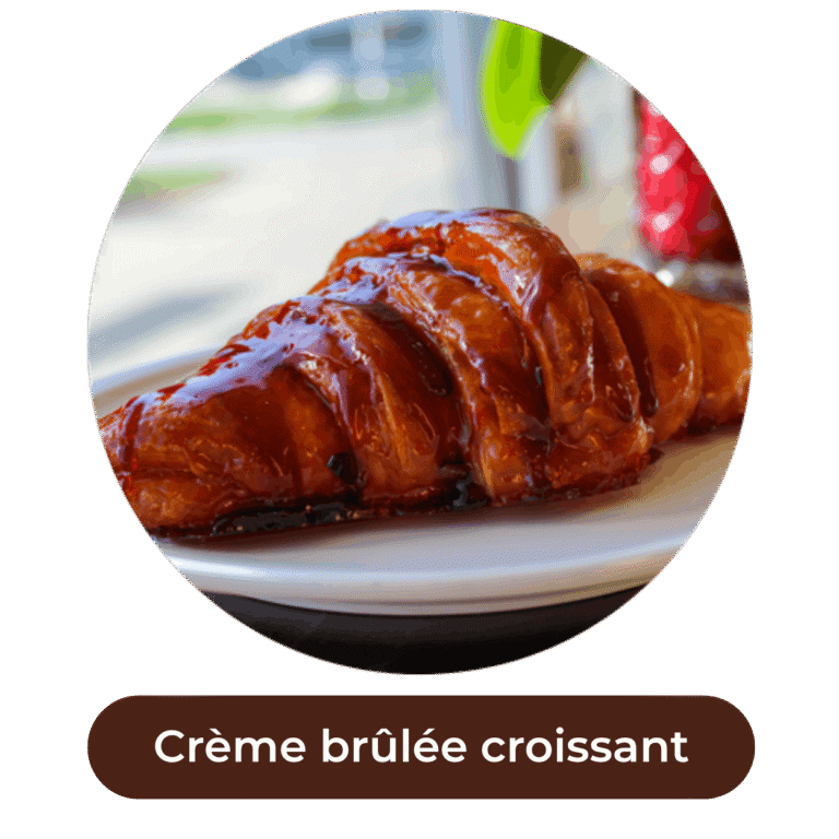 Crème brûlée croissant - Best Seller